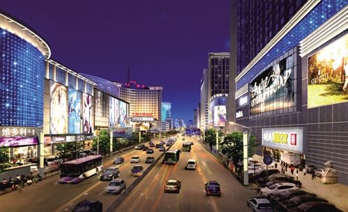 紡正街、紡西街街景亮化項(xiàng)目